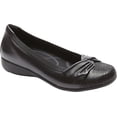thumbnail image 1 of Women's Aravon Andrea-AR Ballerina Flat Black Leather 8.5 B, 1 of 5