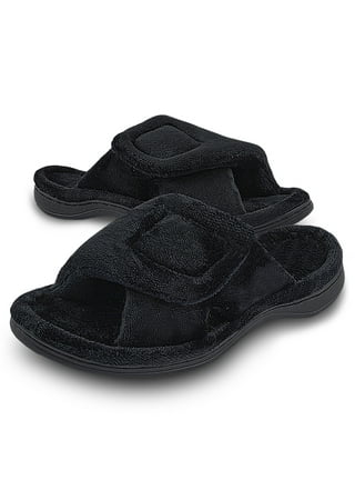 Diabetic Shoes for Women with Swollen Feet, Open Toe Adjustable Velcro  Extra Wide Sandals Orthopedic Edema Slippers for Seniors Indoor and  Outdoor(Size:36,Color:Black) : : Clothing, Shoes & Accessories