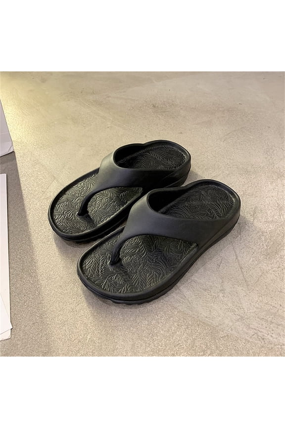 Women's Arch Support Flip Flops Wide Sandals Lightweight Thong Sandals Ladies Soft Beach Bathroom Sandals Anti Slip Shower Slides Slippers Pillow Slippers Orthotic Flip Flops US
