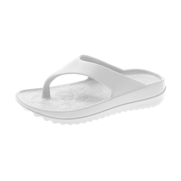 Women's Arch Support Flip Flops Wide Sandals Lightweight Thong Sandals Ladies Soft Beach Bathroom Sandals Anti Slip Shower Slides Slippers Pillow Slippers Orthotic Flip Flops US