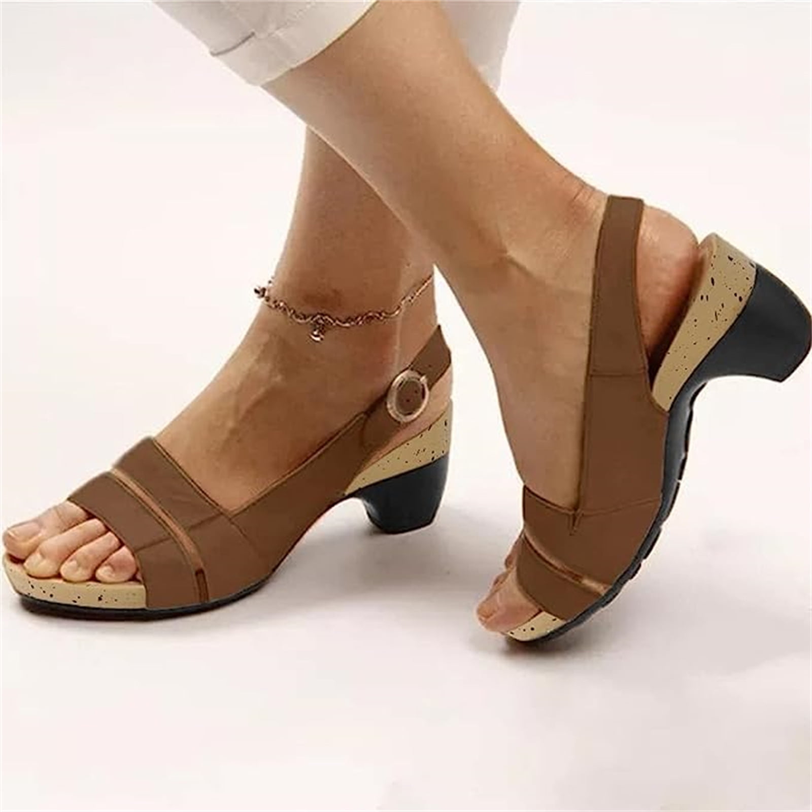 Women's Arch Support Orthopedic Sandals Dressy Summer Casual Orthotic