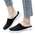 thumbnail image 2 of Fukaraa Open Back Mules Women's Breathable Walking Shoes Slip On Casual Non-Slip Flats, 2 of 9