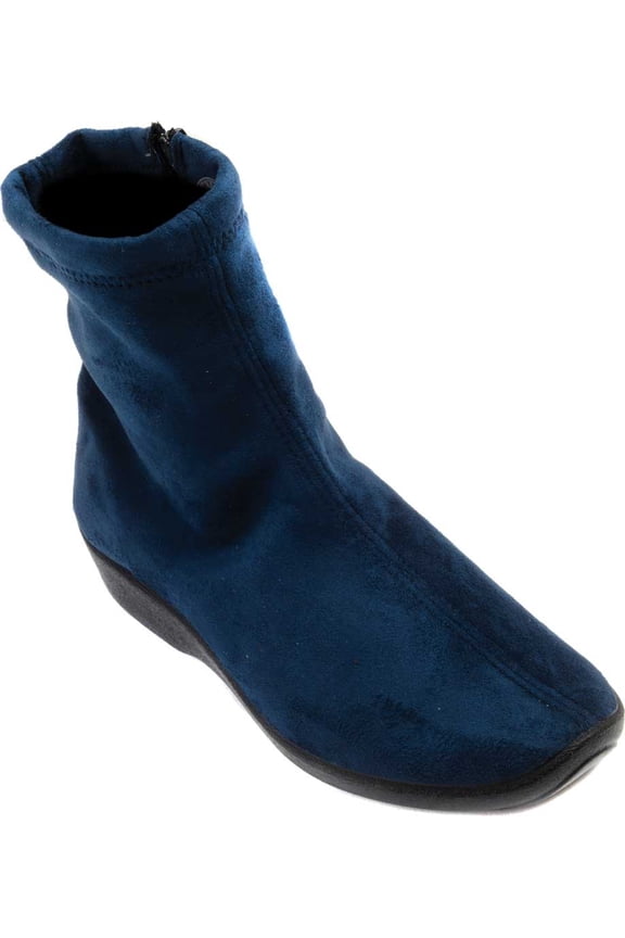 Women's Arcopedico L8 Vegan Boot Navy Suede Lytech 43 M