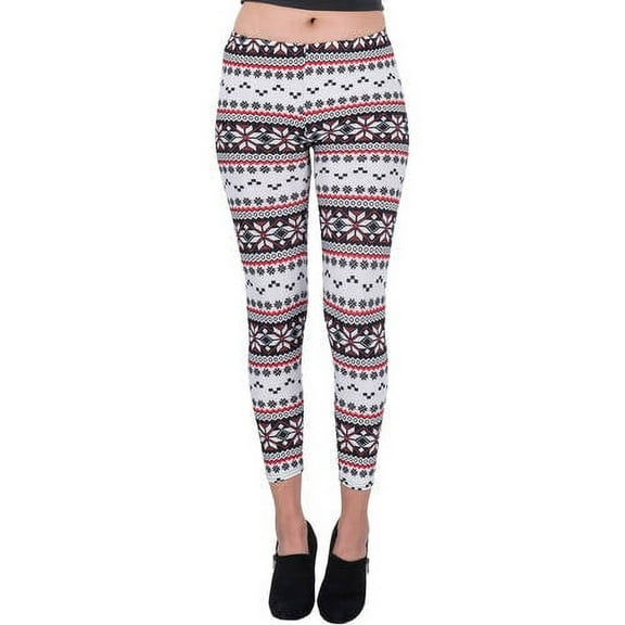 Women's Arctic Design Full Length Stretchy Leggings