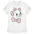thumbnail image 1 of Women's Aristocats Marie Face Graphic Tee White Medium, 1 of 4