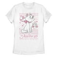 thumbnail image 1 of Women's Aristocats Marie Ugly Christmas Sweater Print  Graphic T-Shirt, 1 of 4