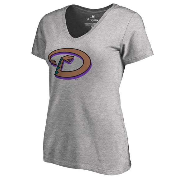 Women's Ash Arizona Diamondbacks Cooperstown Collection Forbes T-Shirt