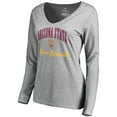 thumbnail image 1 of Women's Ash Arizona State Sun Devils Victory Script Long Sleeve T-Shirt, 1 of 3