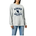 thumbnail image 1 of Women's Ash Auburn Tigers League Collegiate Wear Throwback Oversized Long Sleeve T-Shirt, 1 of 1