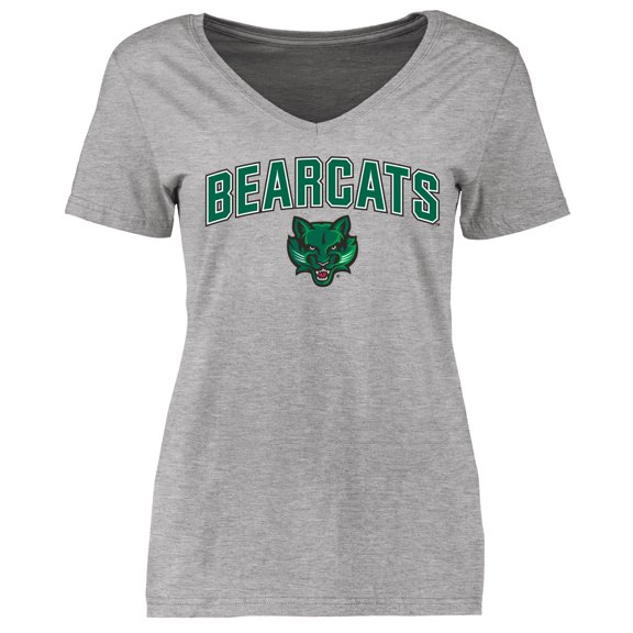 Women's Ash Binghamton Bearcats Proud Mascot T-Shirt