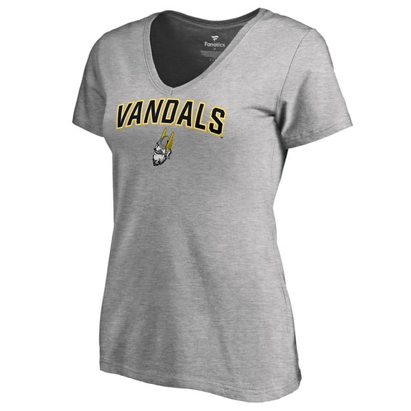 Women's Ash Idaho Vandals Proud Mascot T-Shirt