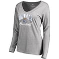 thumbnail image 1 of Women's Ash Kansas City Royals Victory Script Long Sleeve T-Shirt, 1 of 1