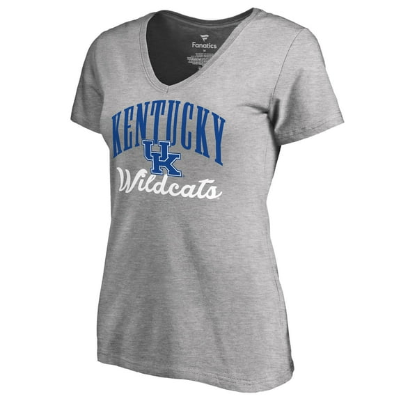 Women's Ash Kentucky Wildcats Victory Script T-Shirt