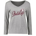 thumbnail image 1 of Women's Ash Mississippi State Bulldogs Dora Long Sleeve T-Shirt, 1 of 2