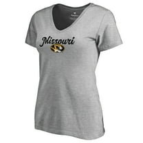 Women's Ash Missouri Tigers Freehand T-Shirt