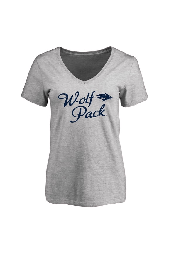 Women's Ash Nevada Wolf Pack Dora T-Shirt