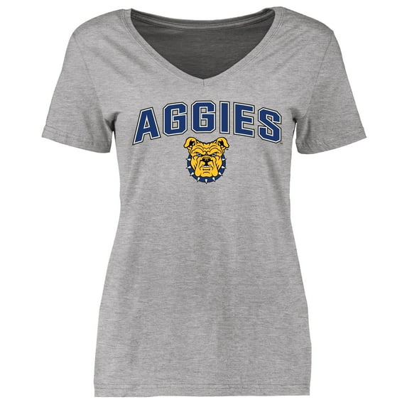 Women's Ash North Carolina A&T Aggies Proud Mascot T-Shirt
