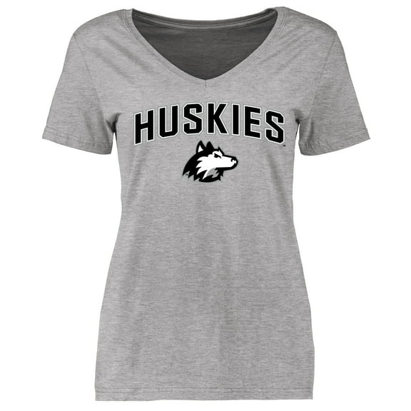 Women's Ash Northern Illinois Huskies Proud Mascot T-Shirt