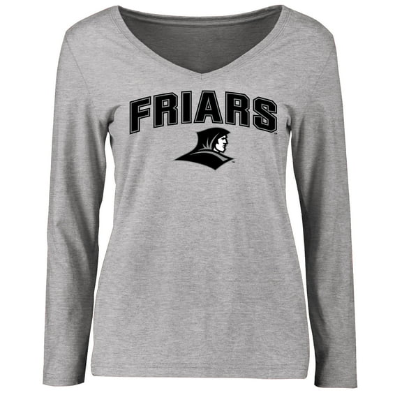 Women's Ash Providence Friars Proud Mascot Long Sleeve T-Shirt