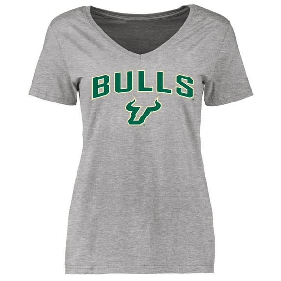 Women's Ash South Florida Bulls Proud Mascot T-Shirt