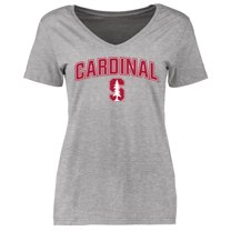 Women's Ash Stanford Cardinal Proud Mascot T-Shirt