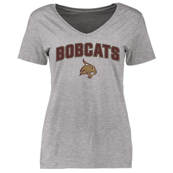 Women's Ash Texas State Bobcats Proud Mascot T-Shirt