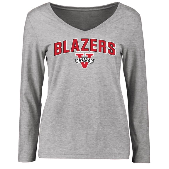 Women's Ash Valdosta State Blazers Proud Mascot Long Sleeve T-Shirt