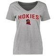thumbnail image 1 of Women's Ash Virginia Tech Hokies Proud Mascot T-Shirt, 1 of 2