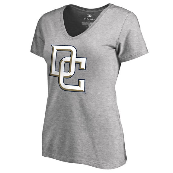 Women's Ash Washington Nationals Cooperstown Collection Forbes T-Shirt