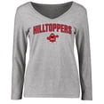 thumbnail image 1 of Women's Ash Western Kentucky Hilltoppers Proud Mascot Long Sleeve T-Shirt, 1 of 2
