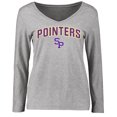 thumbnail image 1 of Women's Ash Wisconsin-Stevens Point Pointers Proud Mascot Long Sleeve T-Shirt, 1 of 2