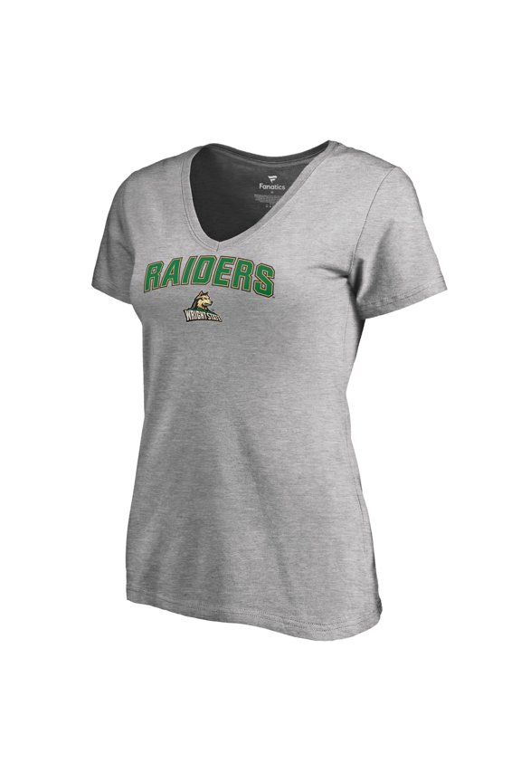 Women's Ash Wright State Raiders Proud Mascot T-Shirt
