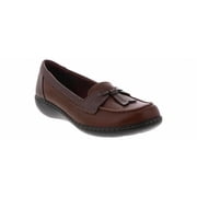 Clarks Womens Ashland Bubble Brown Multi Slip-Ons
