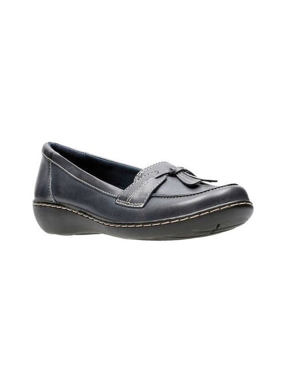 Clarks Ashland Bubble Leather - Womens Slip-On Loafers
