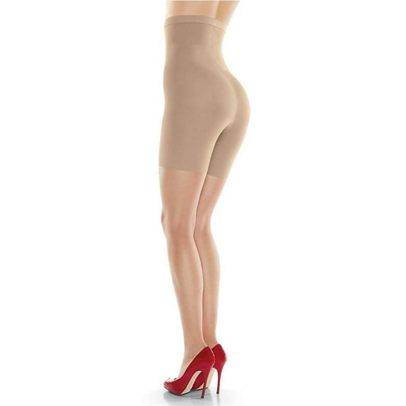 Women's Assets by Sara Blakely 871B High-Waist Mid-Thigh Shaper Super Control (Nude 3)
