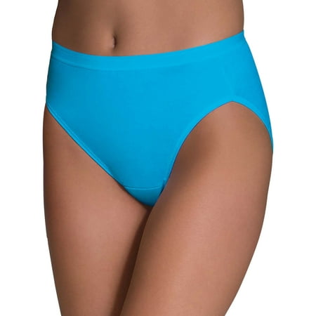 Women's Assorted Cotton Hi-Cut Panties, 6 Pack