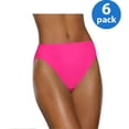 thumbnail image 1 of Women's Assorted Microfiber Hi-Cut, 6 Pack, 1 of 3