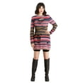 thumbnail image 1 of Women's Astrid Striped Distressed Sweater Dress, 1 of 9
