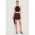 thumbnail image 1 of Women's Asymmetrical Ruffle Tiered Mini Skirt, 1 of 4
