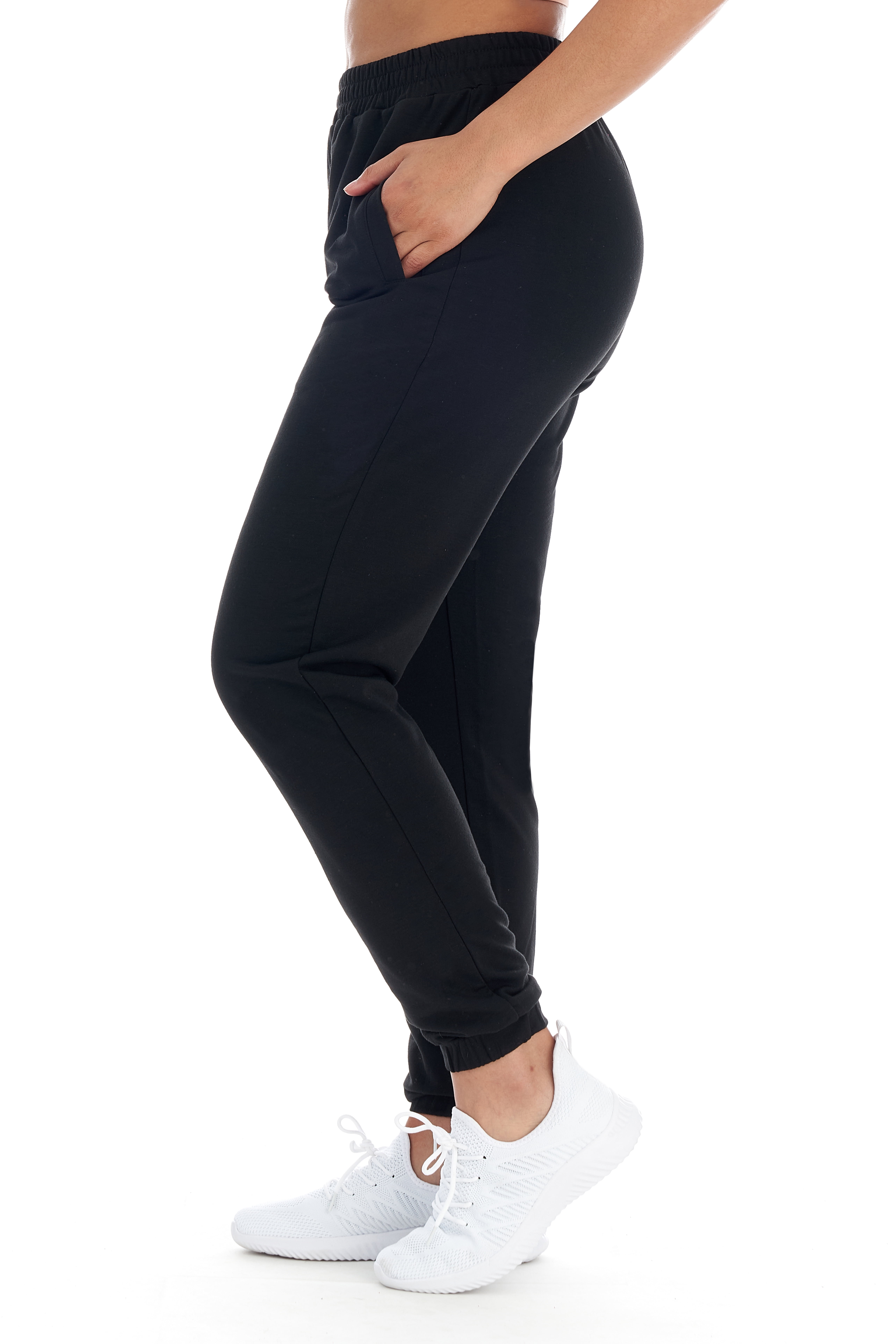 Women's Athleisure Fleece Jogger Sweatpants With Pockets