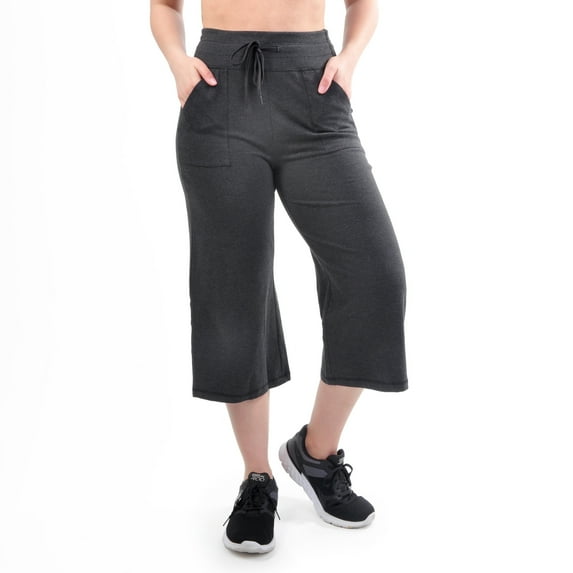 Women's Athleisure Sheri 21" Cropped Wide Leg Pant