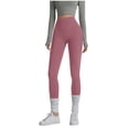 thumbnail image 1 of Women's Athletic High Waisted Leggings - Tummy Control Stretchy Workout Yoga Pants Full Length Running Gym Tights, 1 of 5