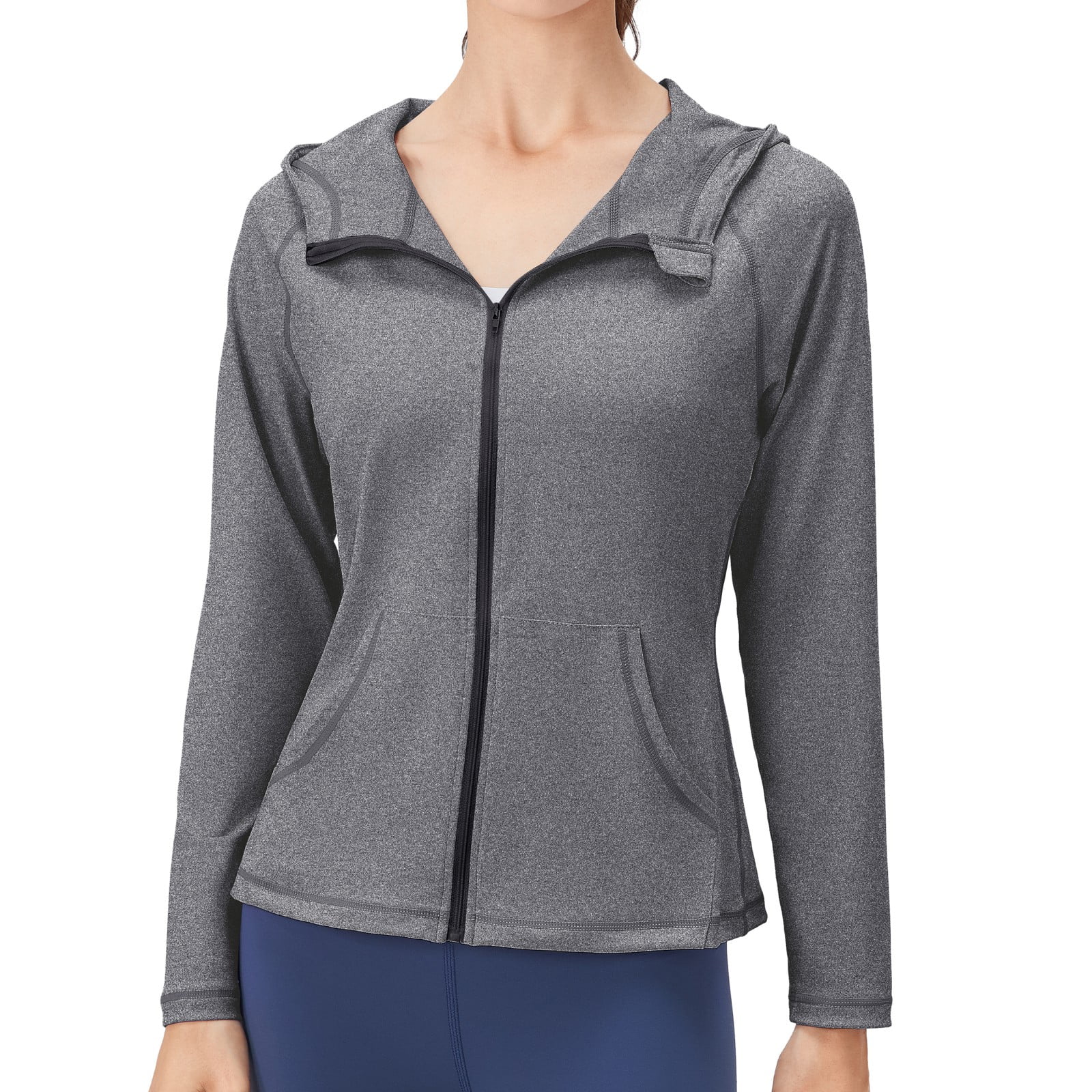 Women's Athletic Jackets, Zip Up Yoga Jacket, Quick Drying Sports Coat