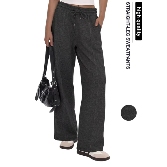 Women's Athletic Jogger Pants with Pockets, Soft Lounge Sweatpants for Workout, Yoga or Daily Wear