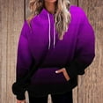 thumbnail image 1 of Women's Athletic Pullover Hoodie Loose Fitting Long Sleeve Sports Comfort Top, 1 of 7