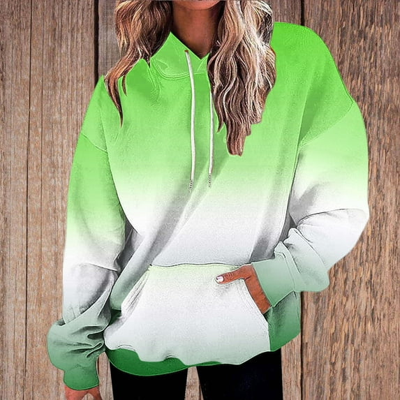 Women's Athletic Pullover Hoodie Loose Fitting Long Sleeve Sports Comfort Top