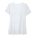 thumbnail image 1 of Women's Athletic Quick-Dry Breathable Solid Color Crew Neck Shirt Tech Stretch Short-Sleeve T-Shirt, 1 of 7