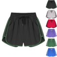 thumbnail image 1 of Women’s Athletic Running Shorts Casual Loose Fit Elastic Waist Drawstring Sport Shorts Lightweight Breathable Gym Workout Shorts with Pockets, 1 of 5