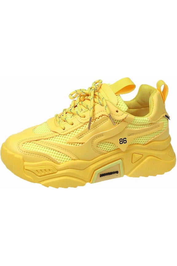 Women's Athletic Shoes – All-Season Comfort Walkers with Cushioned Platform, Quick-Dry Activity Footwear