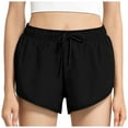 thumbnail image 1 of Women's Athletic Shorts Built In Liner Loose Fit Breathable Running Workout Shorts, 1 of 5
